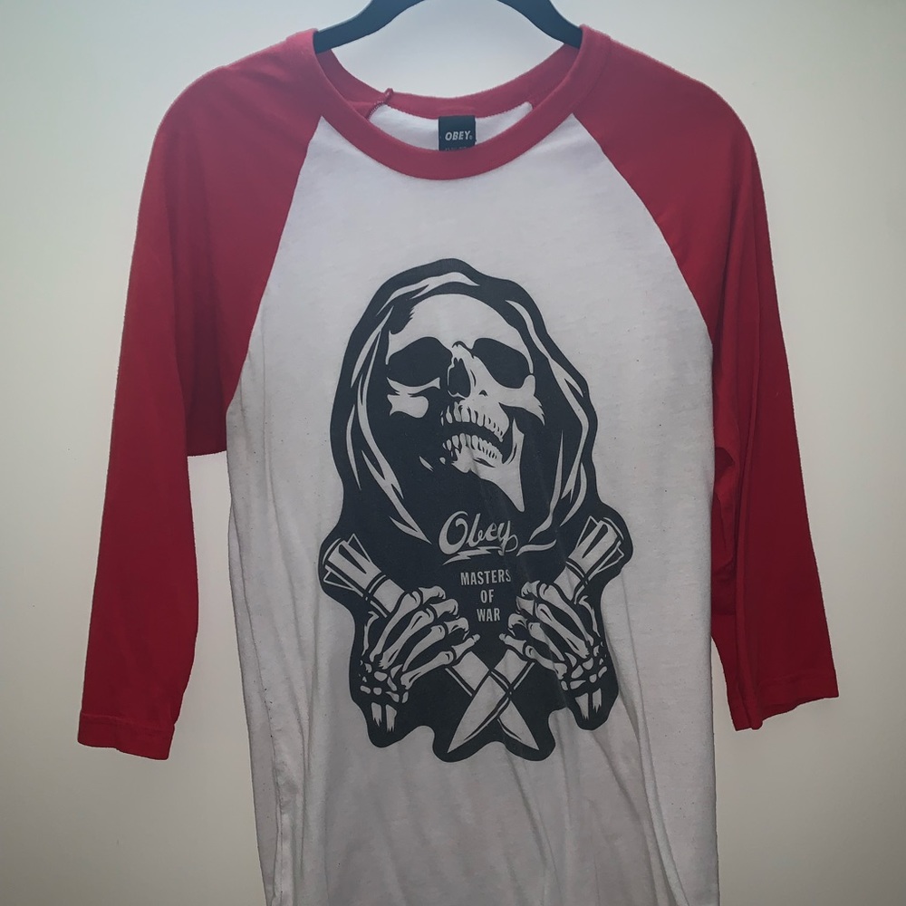 Obey baseball tee